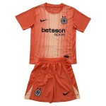 Günstige Fußballtrikots Inter Mailand Torwart Kinder 2025-26 Orange Kurzarm